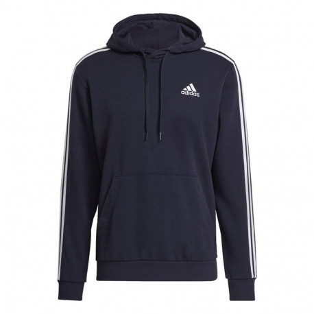 Dressipluus kapuutsiga, meeste Adidas Essentials 3 Bandas Tumesinine - L