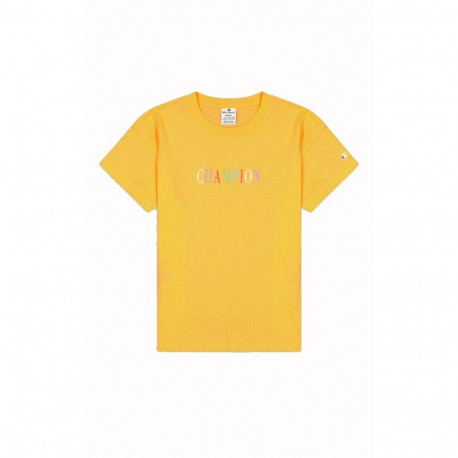 Lühikeste varrukatega T-särk, naiste Champion Kollane