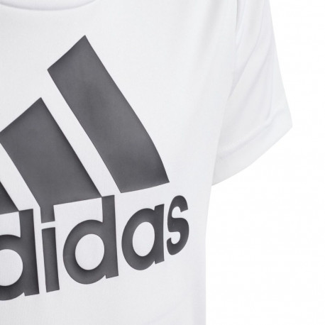 Child's Short Sleeve T-Shirt Adidas White