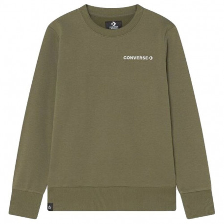 Children’s Sweatshirt without Hood Converse Wordamark Dark green