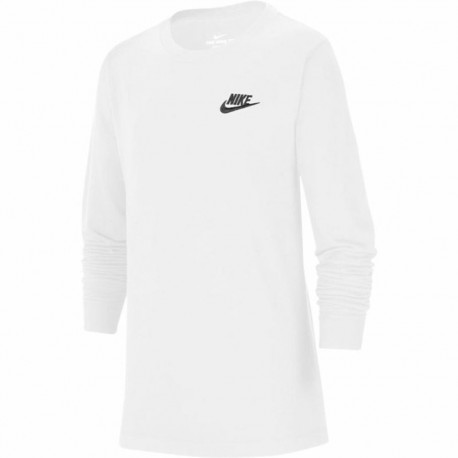 Children’s Long Sleeve T-Shirt Nike Sportswear White