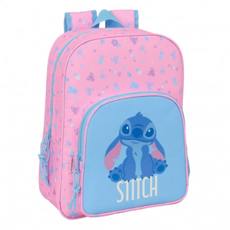 School Bag Lilo & Stitch Bright Pink 26 x 34 x 11 cm