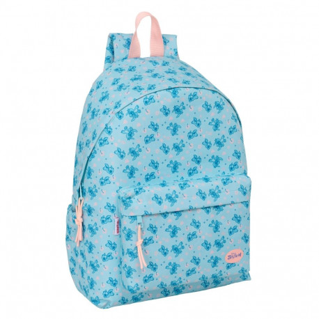 School Bag Lilo & Stitch Ohana Blue 31 x 43 x 13 cm