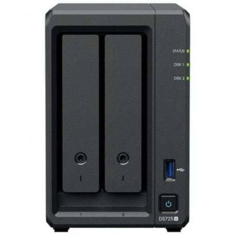 NAS Võrgusalvesti Synology DS725+/8G Must Quad Core