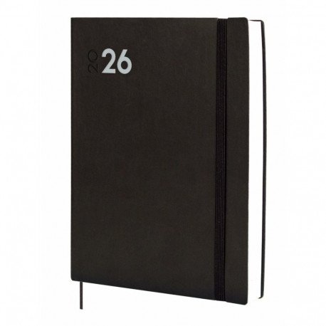 Diary Finocam Black 21 x 27 cm