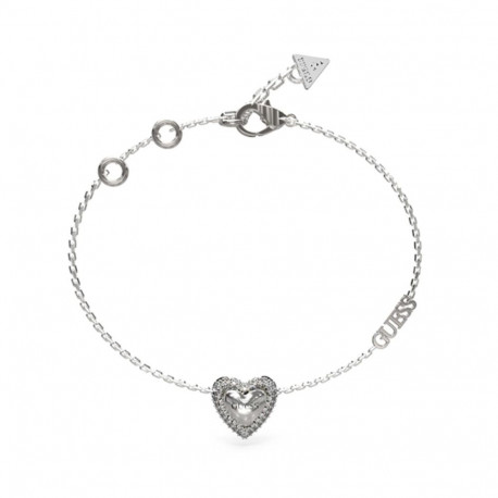 Ladies' Bracelet Guess JUBB05022JWRHS Silver