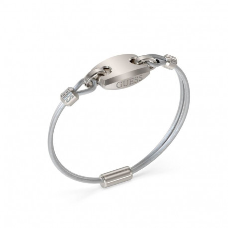 Naiste Käevõru Guess JUMB05041JWSTS Hõbedane