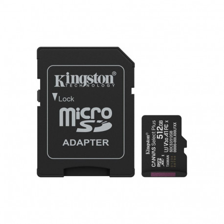 Micro SD Memory Card with Adaptor Kingston SDCS3/512GB 512 GB