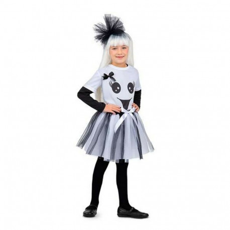Costume for Children My Other Me Ghost Tutu Grey (3 Pieces) - 7-9 Years