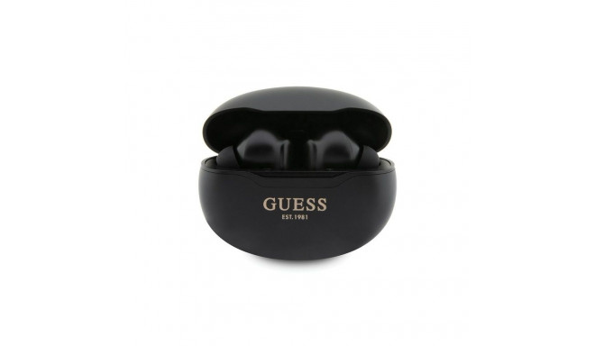 Guess Guess GUTWST50EK TWS Bluetooth headphones + docking station - black Classic EST