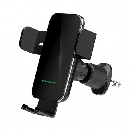 Wozinsky Wozinsky WEDZ-3Y8S clamp car holder with 15W inductive charger for phone on the air vent - 