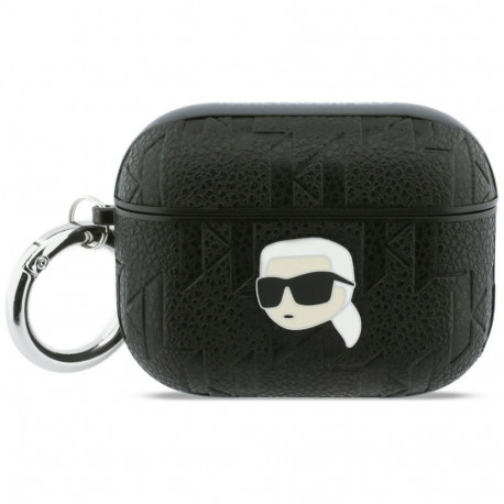 Karl Lagerfeld kaitseümbris Monogram Karl Head Apple AirPods Pro 3, must
