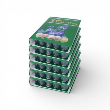 SAFE Twin TOPset album 2€ müntidele - komplekt
