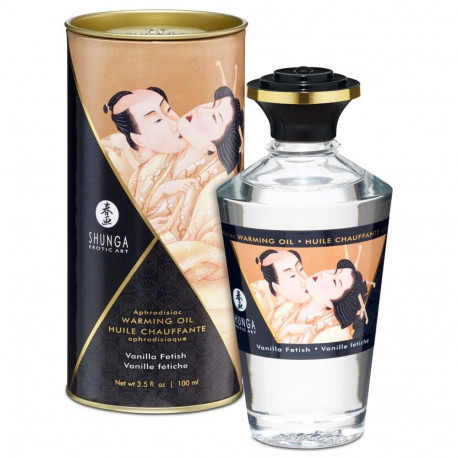 Shunga soojendav õli vanilla fetish 100ml