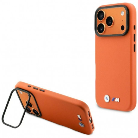 BMW M Metal Logo MagSafe Case for iPhone 17 Pro - Orange