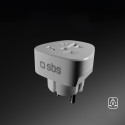 SBS Shucko/EU Travel Adapter - Universal - White