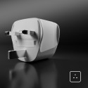 SBS UK Travel Adapter - Universal - White