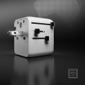 SBS Travel Adapter 2xUSB-C 1xUSB-A Universal - White