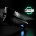 SBS HD 30W 10000mAh USB-C Powerbank with LCD Display - Black