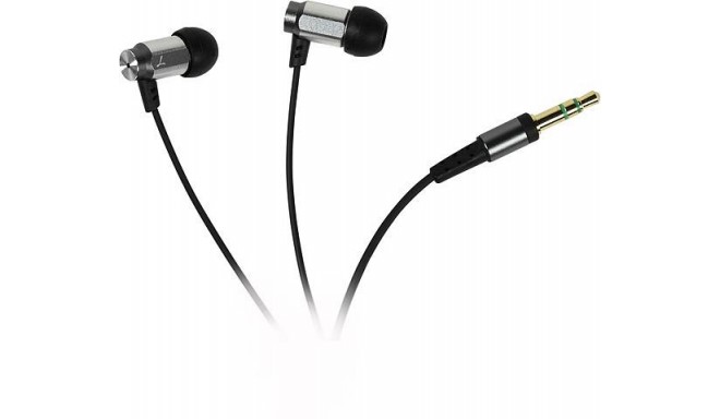 Vivanco earphones URX350, silver/grey (32234)