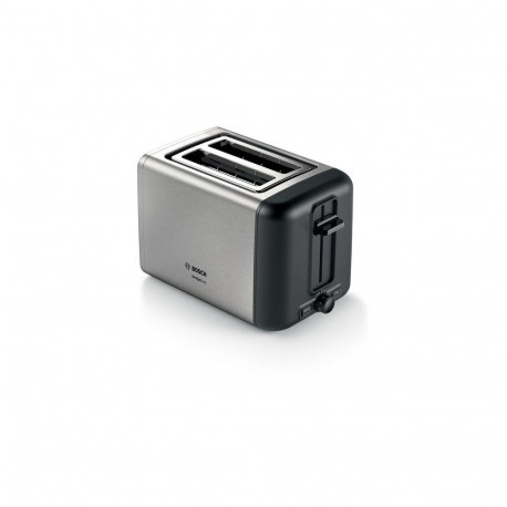 Bosch TAT3P420DE toaster 2 slice(s) 970 W Black, Silver