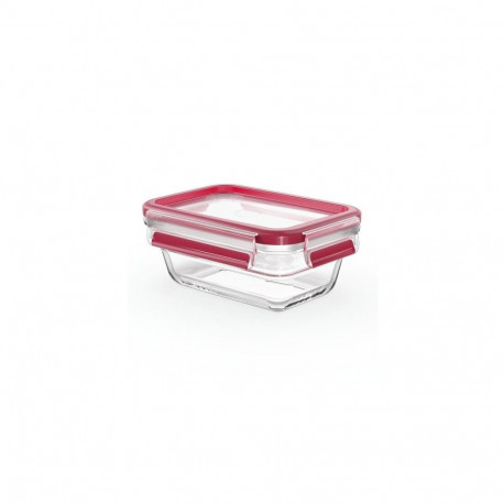 Tefal MasterSeal N10405 Rectangular Box 0.45 L Transparent, Red 1 pc(s)