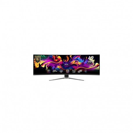 MSI MPG 491CQPDE QD-OLED computer monitor 124.5 cm (49") 5120 x 1440 pixels Dual QHD Black