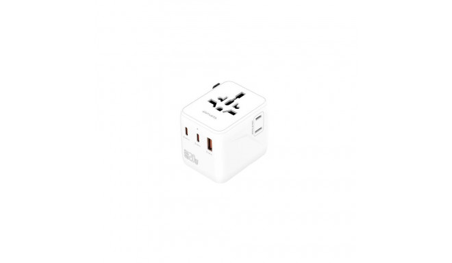 4smarts 541645 power plug adapter Modular Universal White