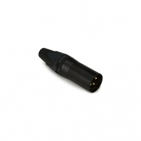 Equip 3-Pole male cable connector, Black