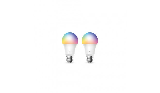 TP-Link Tapo Smart Wi-Fi Light Bulb, Multicolor, E27, 2-Pack