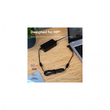 Trust 23393 power adapter/inverter Indoor 90 W Black