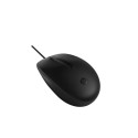 HP 128 USB Wired Laser Mouse, Sanitizable - Black