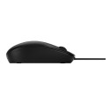 HP 128 USB Wired Laser Mouse, Sanitizable - Black