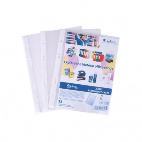 Kiletasku köidetav A5 50mic ülevalt avatud matt 100tk