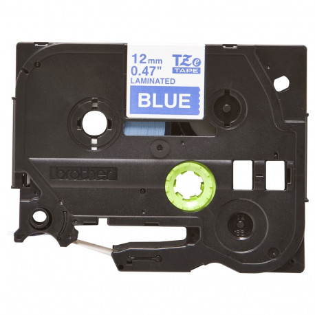 Kleepkirjalint/markeerimislint BROTHER TZE-535 12mm valge/sinisel analoog