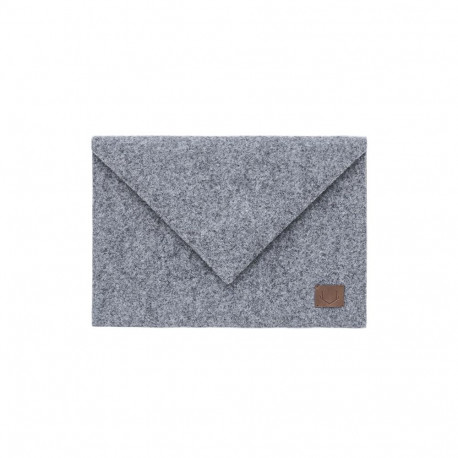 Sülearvuti ümbris SKIVE ümbrik 15"-16", vildist, hall, Nordhale