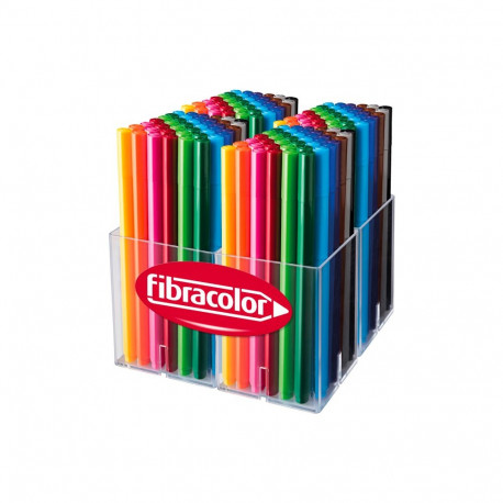 Viltpliiats Fibracolor Colorito Delta kolmnurkne 48 tk 4 x12 värvi