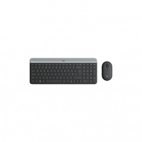 Logitech MK470 Slim Combo Wireless Keyboard + Mouse, US, Graphite