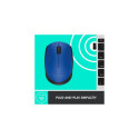Logitech M171 Wireless Mouse RF Wireless, 1000 DPI, Blue/Black