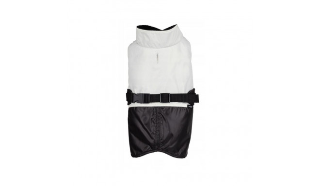 JACKET FOR DOGS FLUO BLACK. WHITE 50