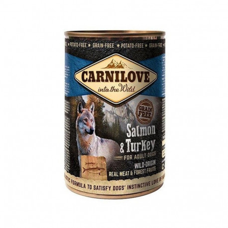 CARNILOVE WILD MEAT SALMON_TURKEY 400G