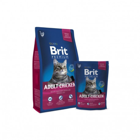 CAT FOOD BRIT PREM CAT ADULT CHICKEN