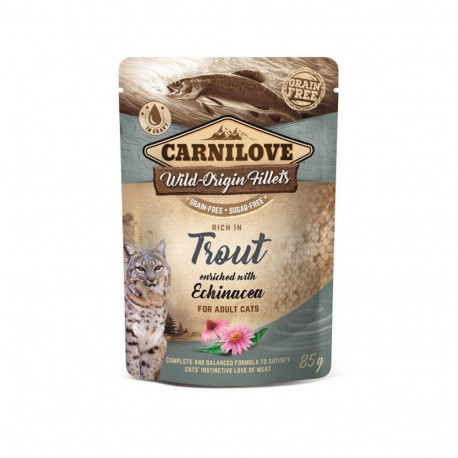 CAN FOR CAT kassikonserv forelliga ehhinaatsiaga 85G
