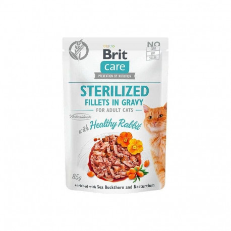 BRIT CARE kassitoit 85G steriliseeritud tervislik küülik