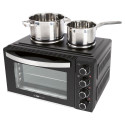 Electric oven Clatronic with 2 hot plates