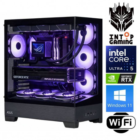 INTOP Ultra 5 245KF 64GB DDR5 1TB SSD M.2 NVME RTX5050 8GB WiFi WIN11Pro