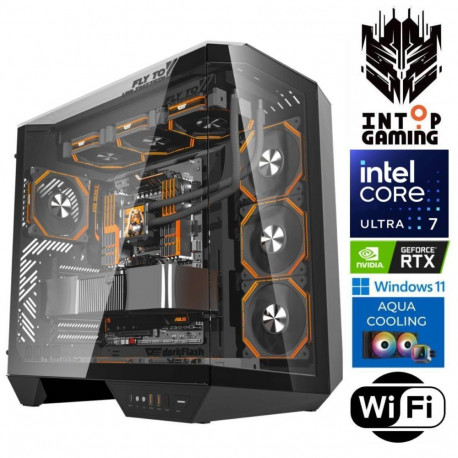 INTOP AQUA Ultra 7 265KF 32GB DDR5 1TB SSD M.2 NVME+2TB RTX5080 16GB
 WiFi WIN11