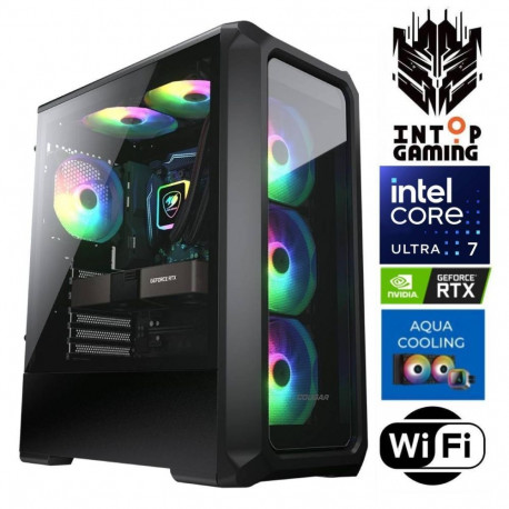 INTOP AQUA Ultra 7 265KF 32GB DDR5 2TB SSD M.2 NVME+2TB RTX5050 8GB WiFi no-OS