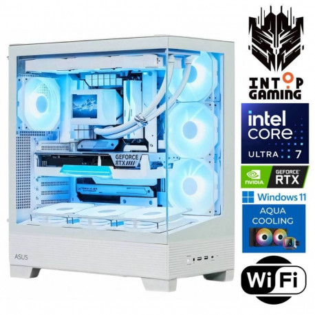 INTOP AQUA Ultra 7 265KF 64GB DDR5 1TB SSD M.2 NVME RTX5060Ti 16GB WiFi WIN11Pro