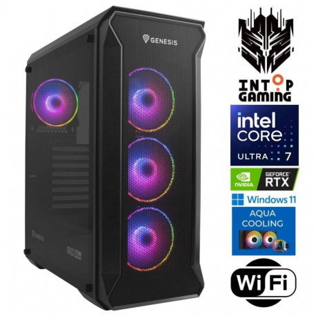 INTOP AQUA Ultra 7 265KF 16GB DDR5 1TB SSD M.2 NVME RTX5070 12GB WiFi WIN11Pro